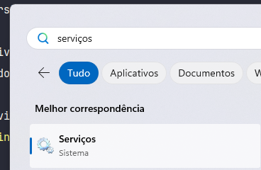 Exemplo de Serviços