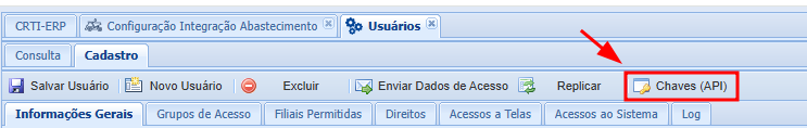 Token do ERP